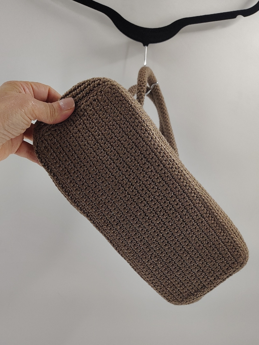 The Sak Woven Bag Neutral Brown Dark Beige Arm Bag - Picture 6 of 8